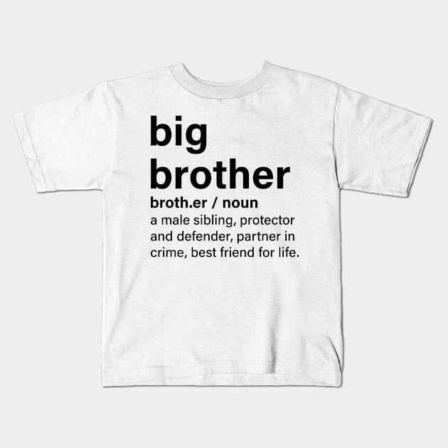 Big brother Gift, Pregnancy Announcement, Big Brother Announcement Gift Kids T-Shirt by Modern Art